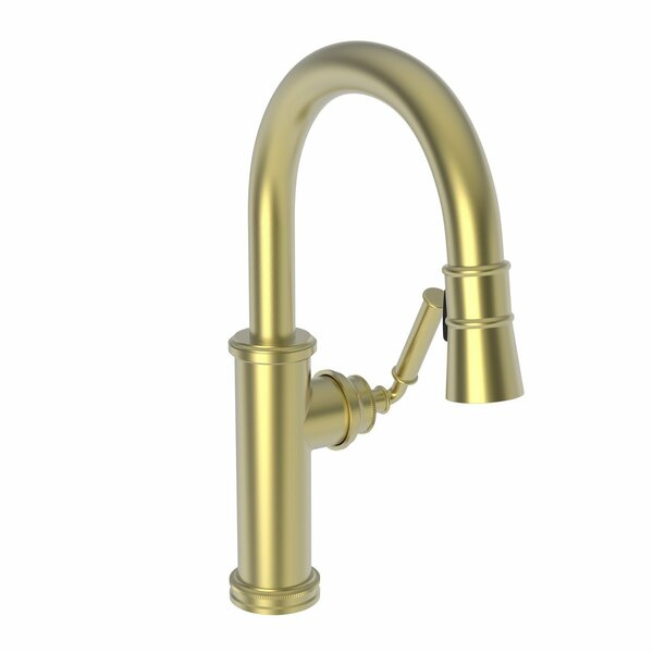 Newport Brass Prep/Bar Pull Down Faucet in Satin Brass, Pvd 2940-5223/04
